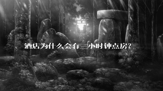 酒店为什么会有三小时钟点房？